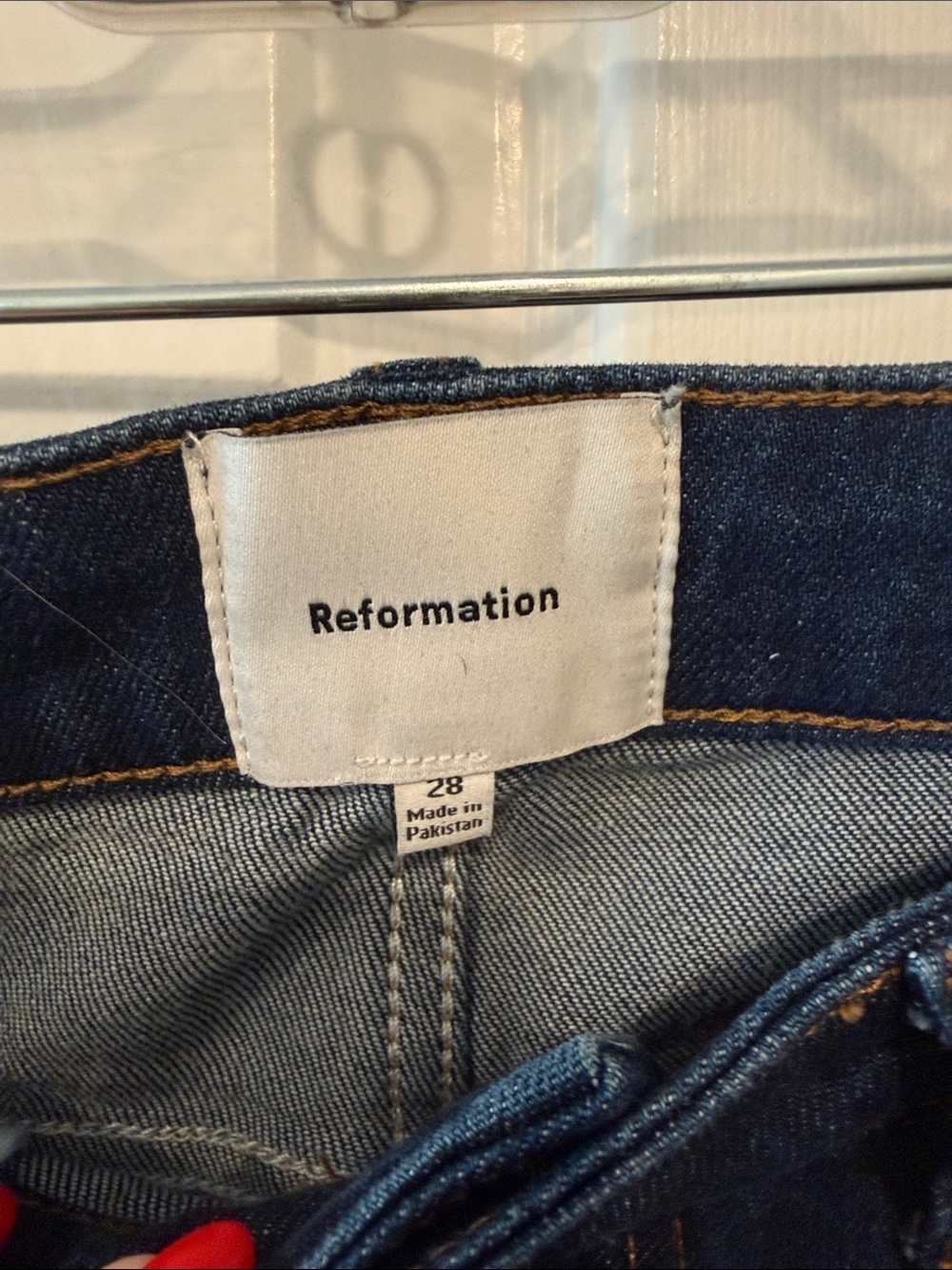 Reformation Bex Super Stretch High Rise Wide Leg Jeans - Picture 12 of 12